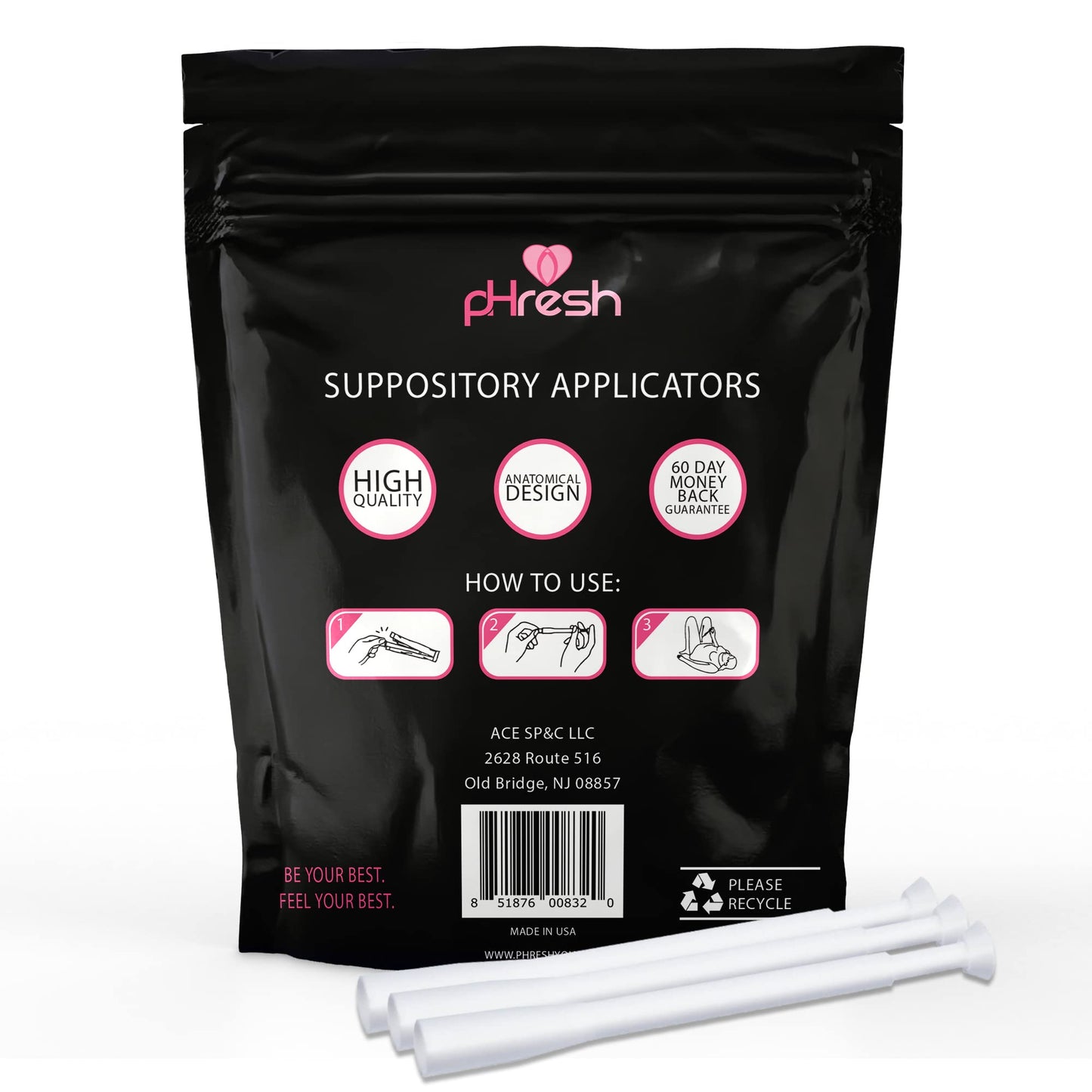 ACE NUTRITION Boric Acid Suppositories + 30 Applicators ACE NUTRITIONBuy Supplements Australia