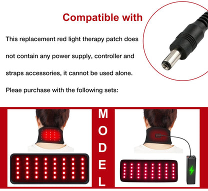 Replacement Red Light Therapy Patch, Infrared Light Therapy for Body Neck Wrist Red Therapy Belt EnjoYieldBuy Supplements Australia