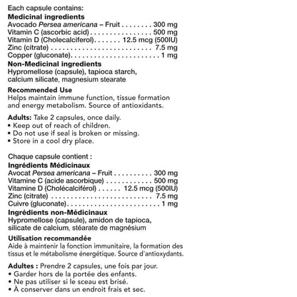 Metavo Immune Health - Natural Immune Support Supplement, Essential Zinc Supplements for Men & Women Enriched with Vitamin C, D & Copper, 60 Vegan Capsules, 30 Servings MetavoBuy Supplements Australia