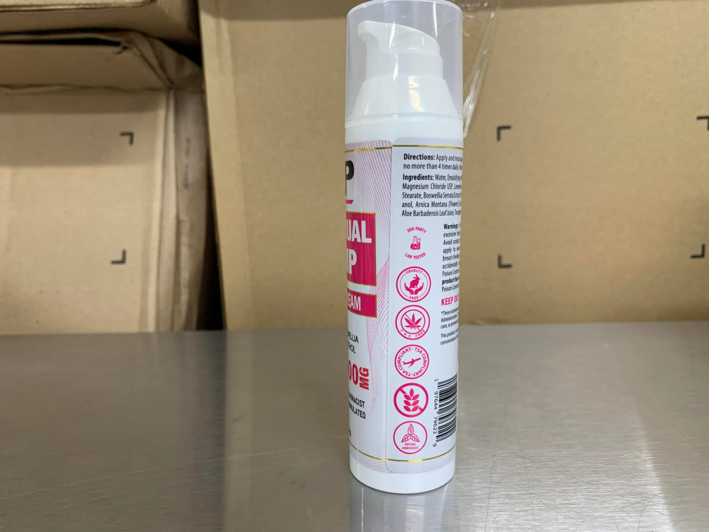 HMP BRANDS Menstrual Cramp Hemp Cream 2000MG with Menthol, Easy to Use, Natural Formula Made in USA 2.1oz HMP BRANDSBuy Supplements Australia