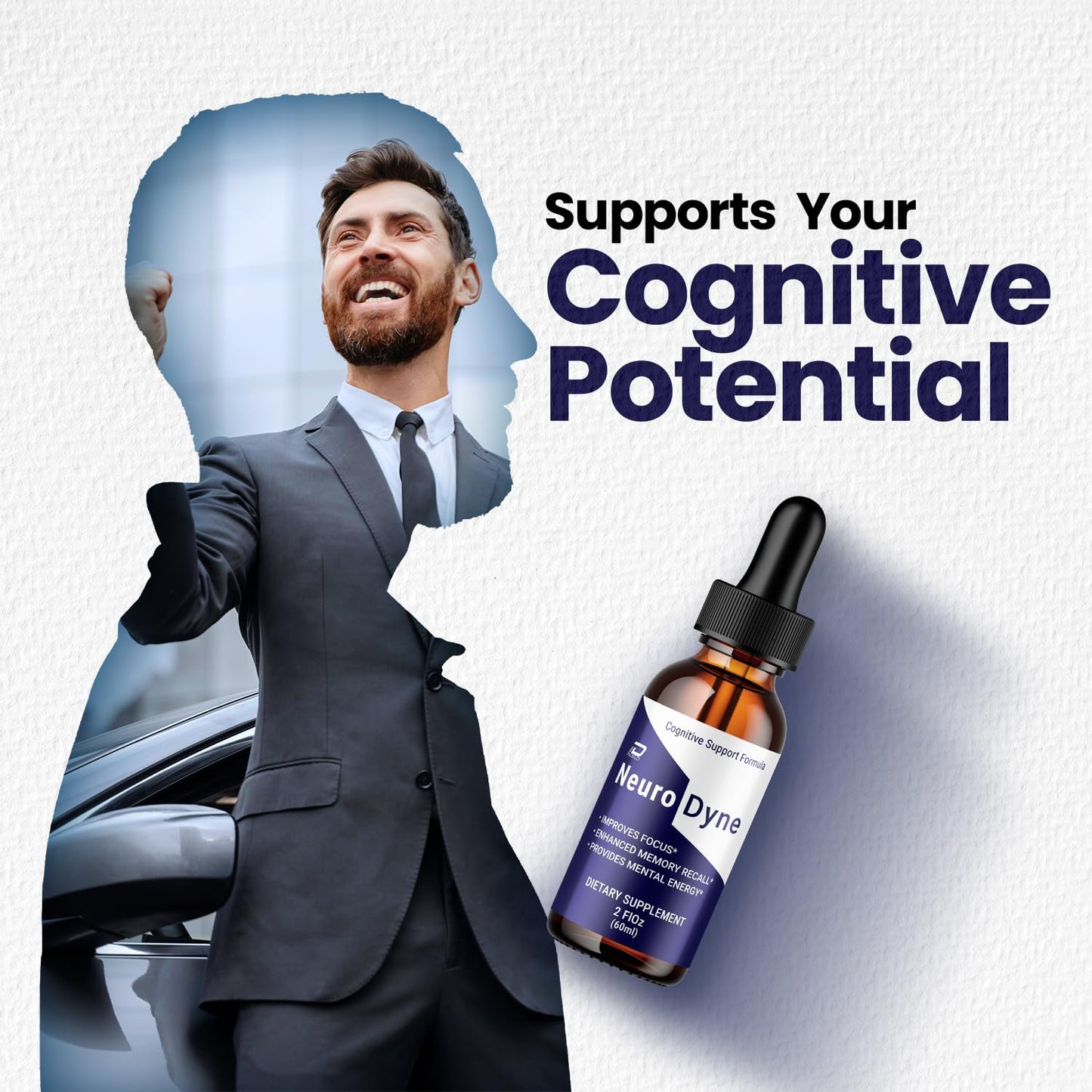 Neurodyne Liquid Drops – Neuro Dyne Natural Liquid Dietary Natural Blend Supplement (2 Pack – 2 Month Supply) IndeloBuy Supplements Australia