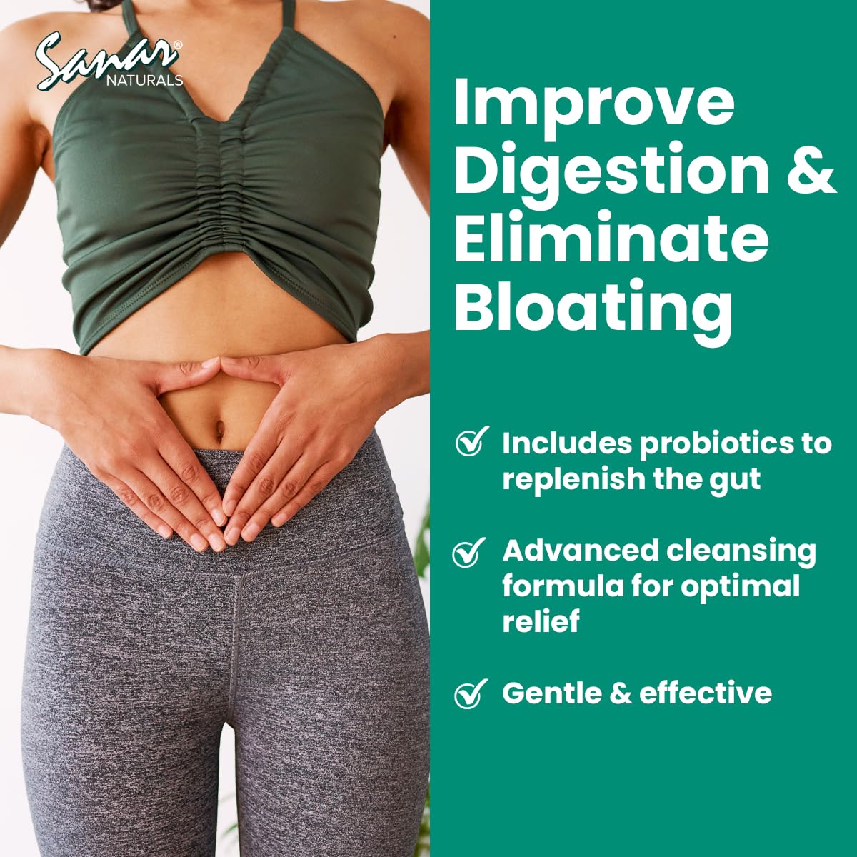 Sanar Naturals Colon Cleanser - Herbal Blend with Probiotics and Fibers - Digestive Health Sanar NaturalsBuy Supplements Australia