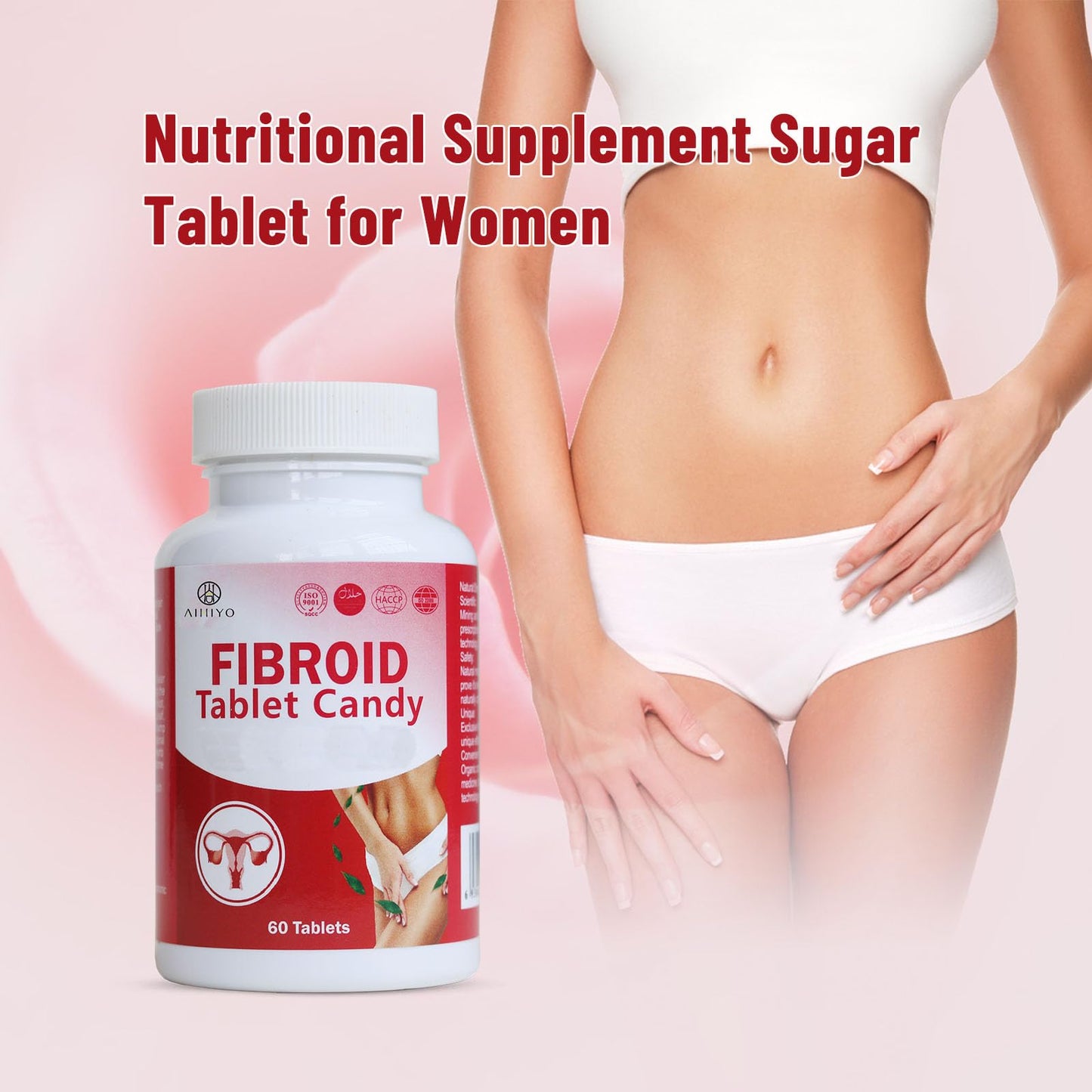 AIHIYO Herbal Tablets for Women's Wellness, 1000mg Pill Supplement, Supports Menstrual Comfort & Hormonal Balance, 60 Tablets AIHIYOBuy Supplements Australia