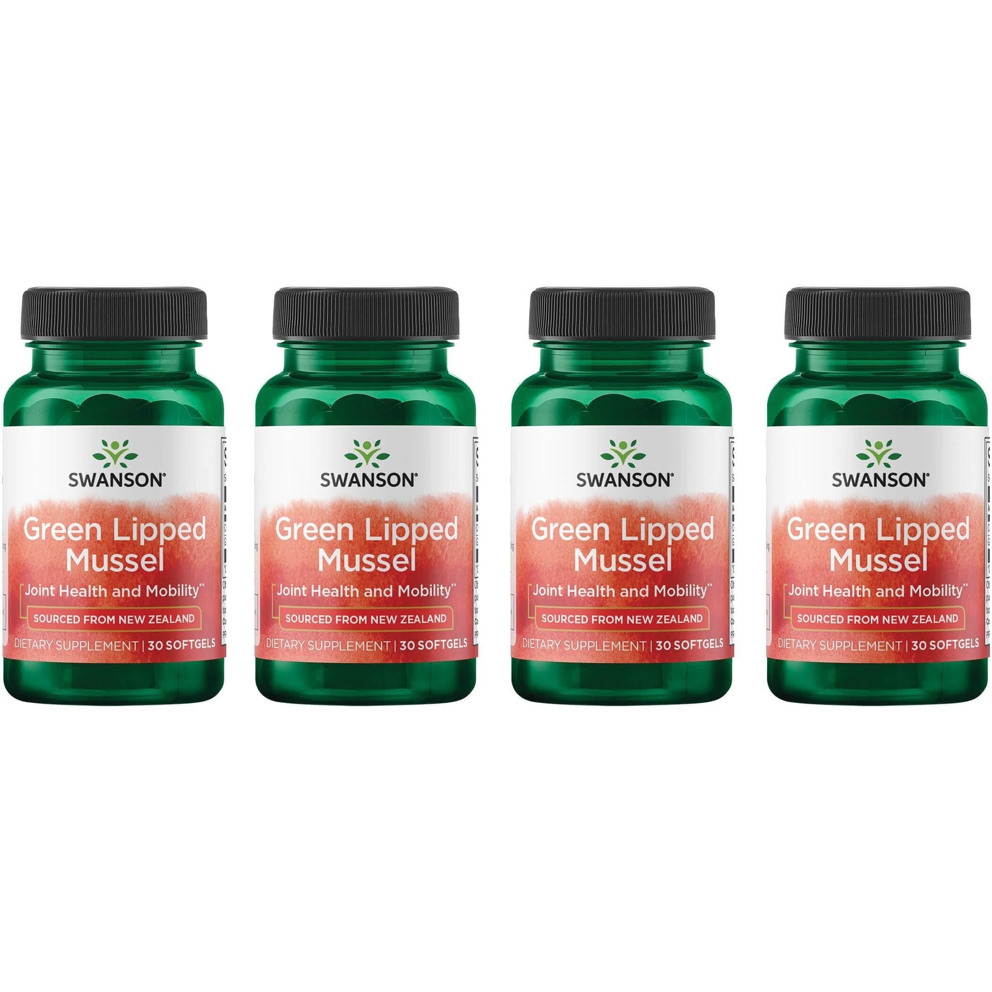 Swanson New Zealand Green Lipped Mussel Oil 30 Sgels (4 Pack) SwansonBuy Supplements Australia
