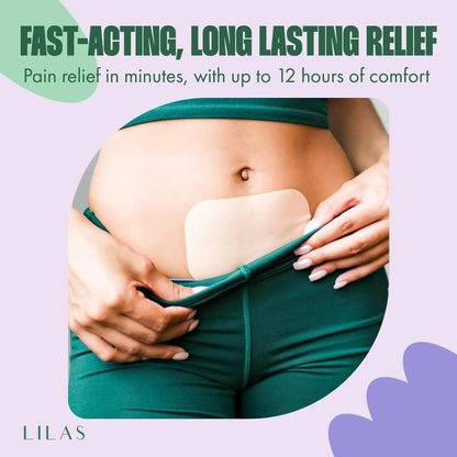 LILAS Period Cramps Pain Relief Patch, 10 Pack | Instant Relief for Menstrual Cramp, PMS, Endometriosis & PCOS | 12-Hour Comfort | Natural & Vegan Topical Patches | Trusted Formula & Upgraded Design LILASBuy Supplements Australia