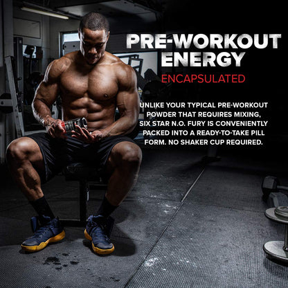 Six Star Nitric Oxide Supplement Nitric Oxide Fury Pre-Workout Pre Workout Nitric Oxide Six StarBuy Supplements Australia