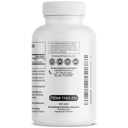 Bronson Ginkgo Biloba Extra Strength 125mg (4:1 Extract) Equivalent to 500mg BronsonBuy Supplements Australia