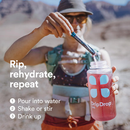 DripDrop Hydration - Electrolyte Powder Packets - Grape, Fruit Punch, Strawberry Lemonade DripDropBuy Supplements Australia