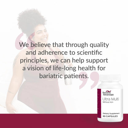 Bariatric Advantage Ultra Multi Without Iron, High Potency Daily Multivitamin for Bariatric Surgery Patients Bariatric AdvantageBuy Supplements Australia
