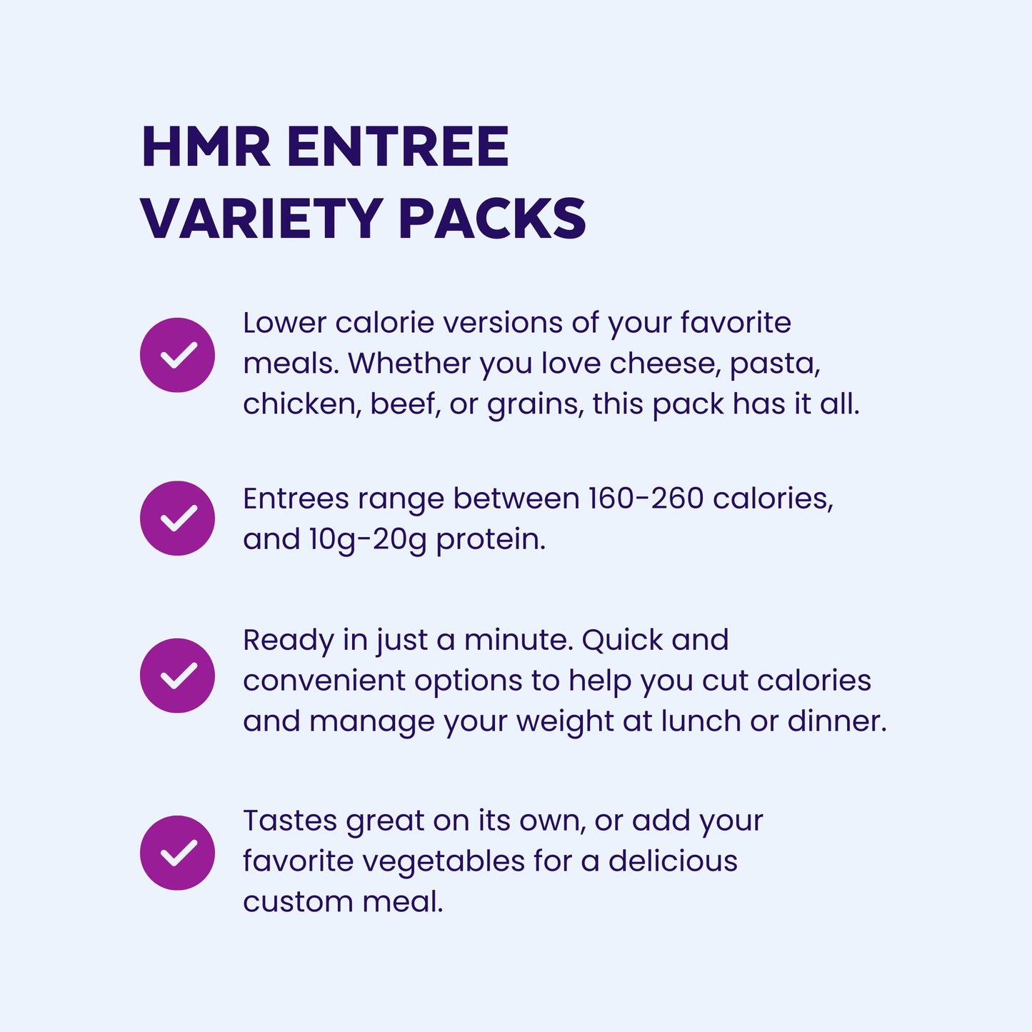 HMR Top 5 Entrée Pack | Pre-packaged Lunch or Dinner to Support Weight Loss | Pack of 5 HMRBuy Supplements Australia