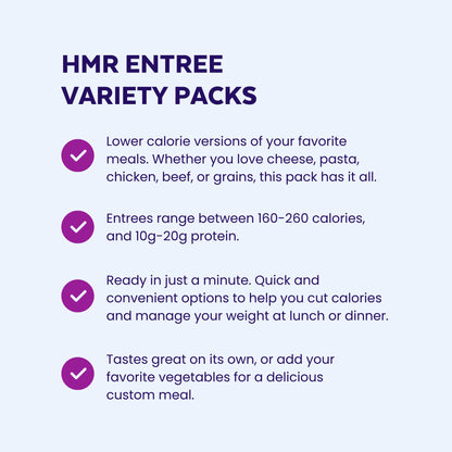 HMR Top 5 Entrée Pack | Pre-packaged Lunch or Dinner to Support Weight Loss | Pack of 5 HMRBuy Supplements Australia