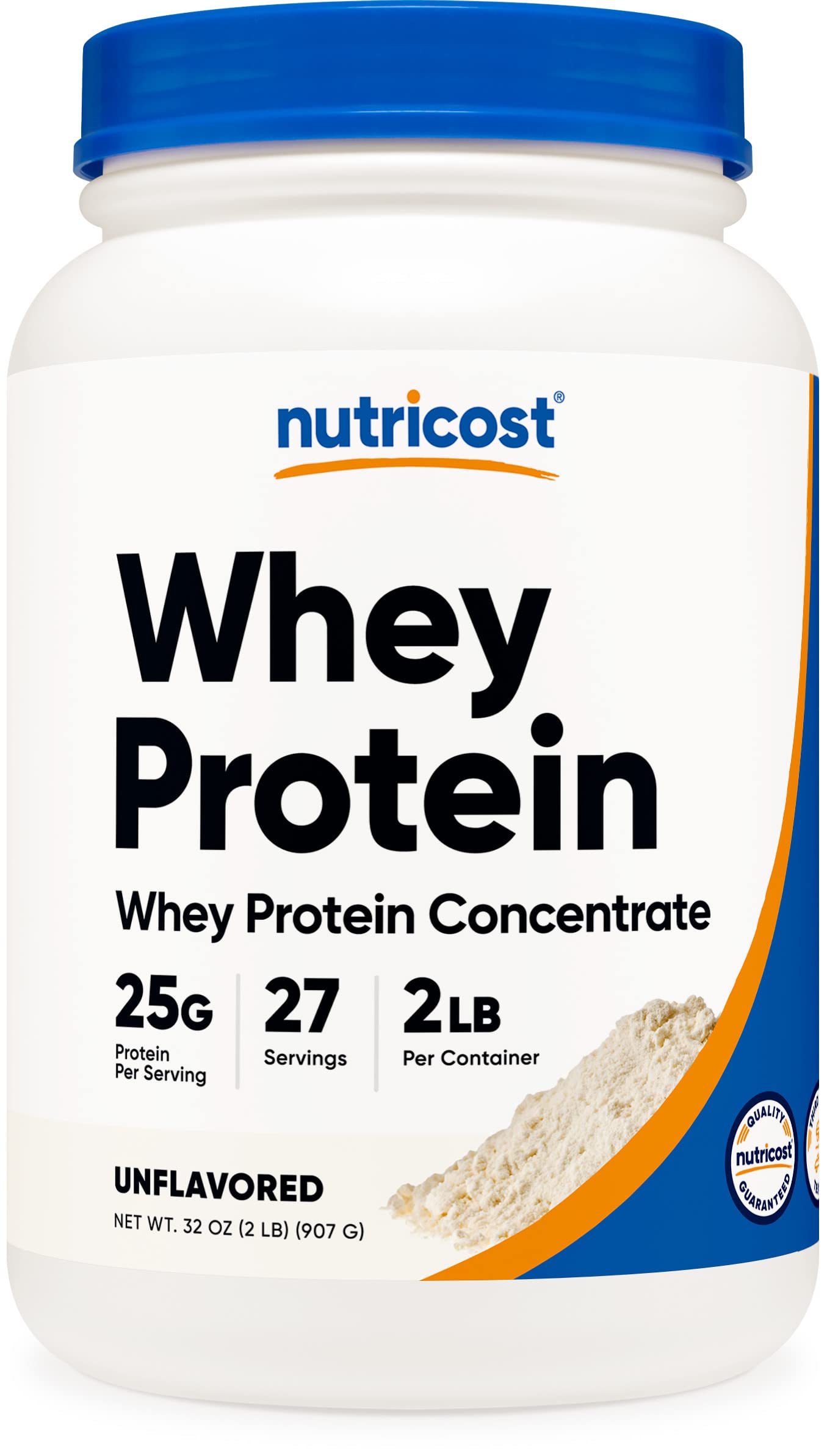 Nutricost Whey Protein Concentrate (Unflavored) 2LBS - Gluten Free & Non-GMO NutricostBuy Supplements Australia