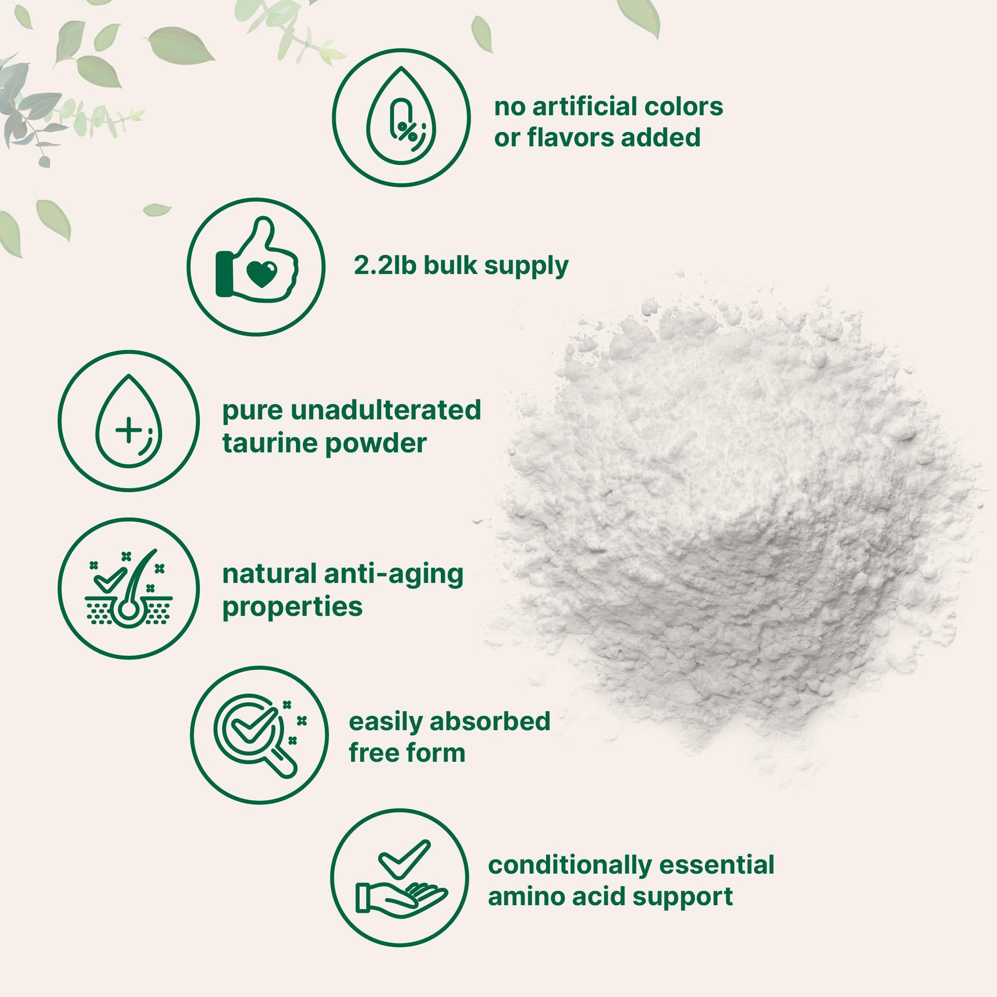 Micro Ingredients Taurine Powder Supplement | 1 KG, 2000mg Per Serving | Unflavored | 100% Pure, Easily Absorbed Free Form | Essential Amino Acids for Exercise, Energy, & Heart Support Micro IngredientsBuy Supplements Australia