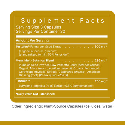 Premier Research Labs Testosterone Premium - Testosterone Supplement for Men, All Natural Testosterone Complex, Premier Labs Testosterone Support, Fenugreek, Cordyceps & Maca - 90 Vegetarian Capsules Premier Research LabsBuy Supplements Australia