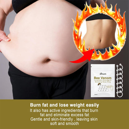 Bee Venom Slimming Nose Ring GGPM Bee Venom Lymphatic Drainage & Slimming Nose Ring Bee GenericBuy Supplements Australia