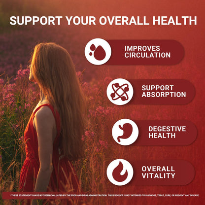 Buporai Cayenne Pepper Drops, Cayenne Pepper Extract Liquid Supplement for Overall Well-Being, 2 fl oz, Vitamin D3 K2 Beet Root Powder BuporaiBuy Supplements Australia