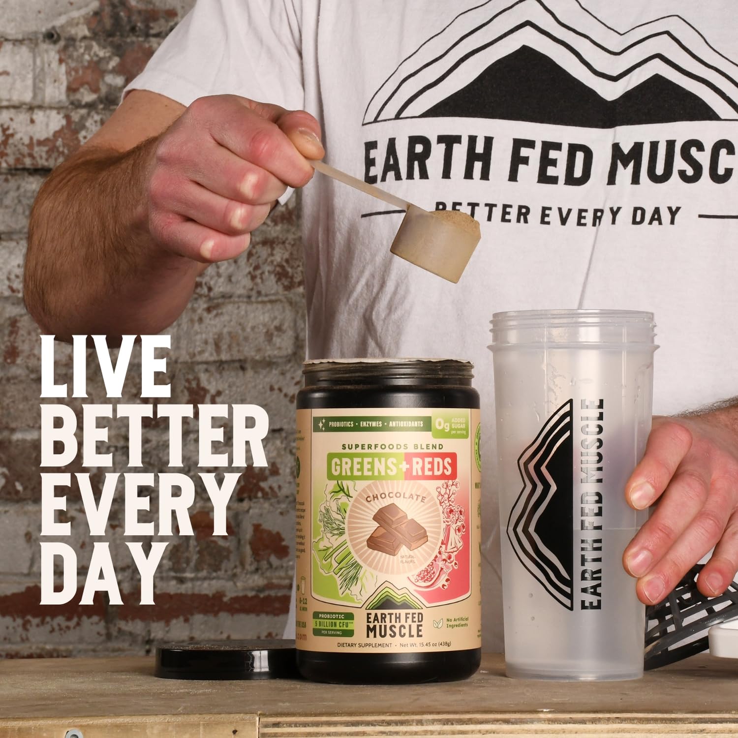 Earth Fed Muscle Chocolate Greens & Reds Superfood Blend Earth Fed MuscleBuy Supplements Australia