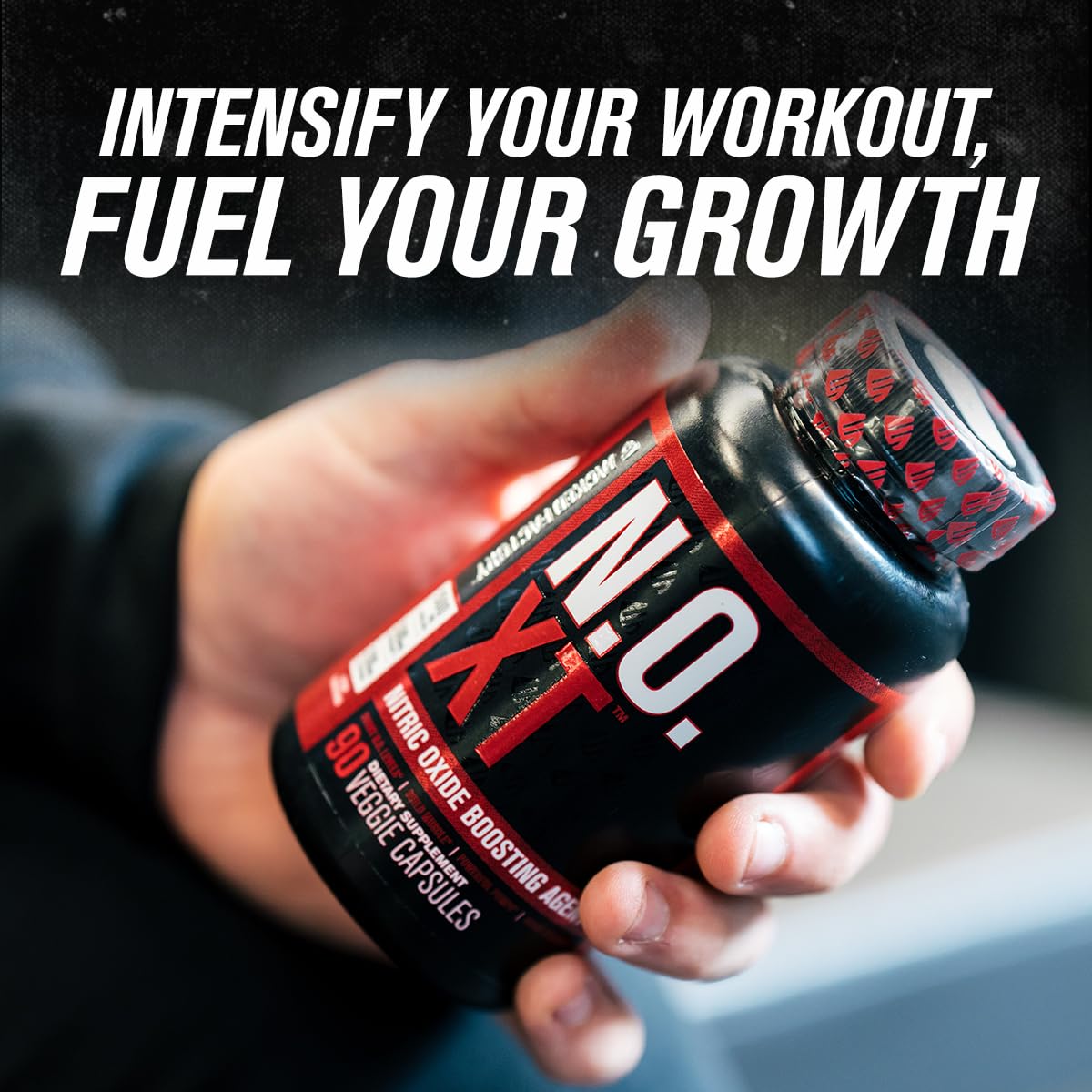 Jacked Factory Pre Workout Stack - N.O XT Nitric Oxide Booster & NITROSURGE High Energy Pre Workout Fuel