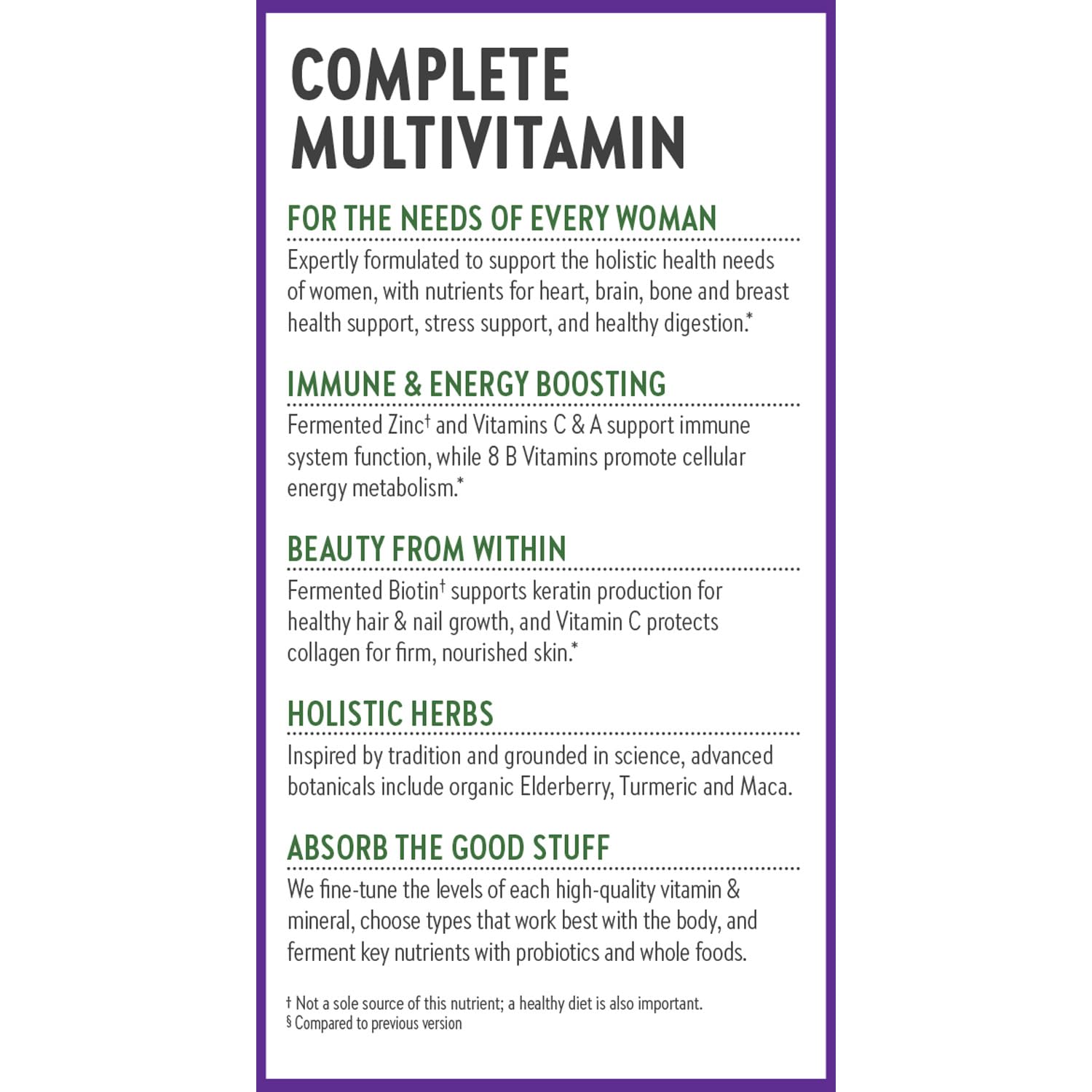 New Chapter Women's Multivitamin for Immune, Beauty + Energy Support with 20+ Nutrients -- Every Woman's One Daily New ChapterBuy Supplements Australia