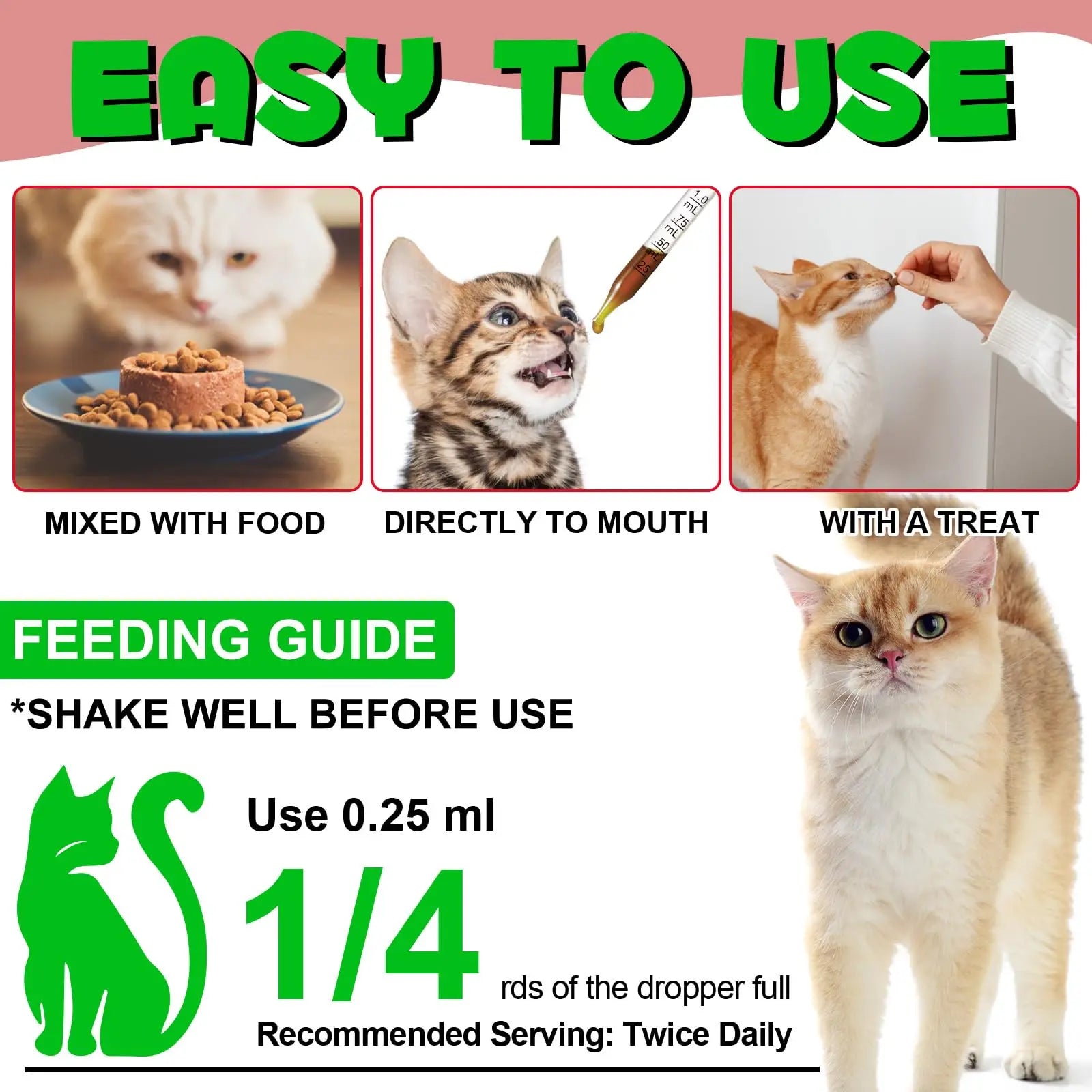 Cat Urinary Tract Infection Treatment, Cat UTI Treatment Drops Supports Bladder, Kidney Stone, Cranberry Kidney Bladder Support Supplement, Chicken Flavor, 60ml BTQAFVZTBuy Supplements Australia