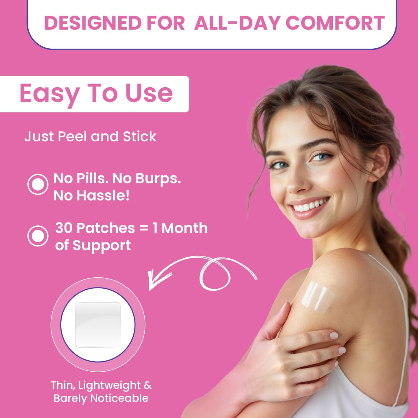 Patchvana Collagen Plus Patch for Women & Men, 1 Month Supply, 30 Patches PatchvanaBuy Supplements Australia