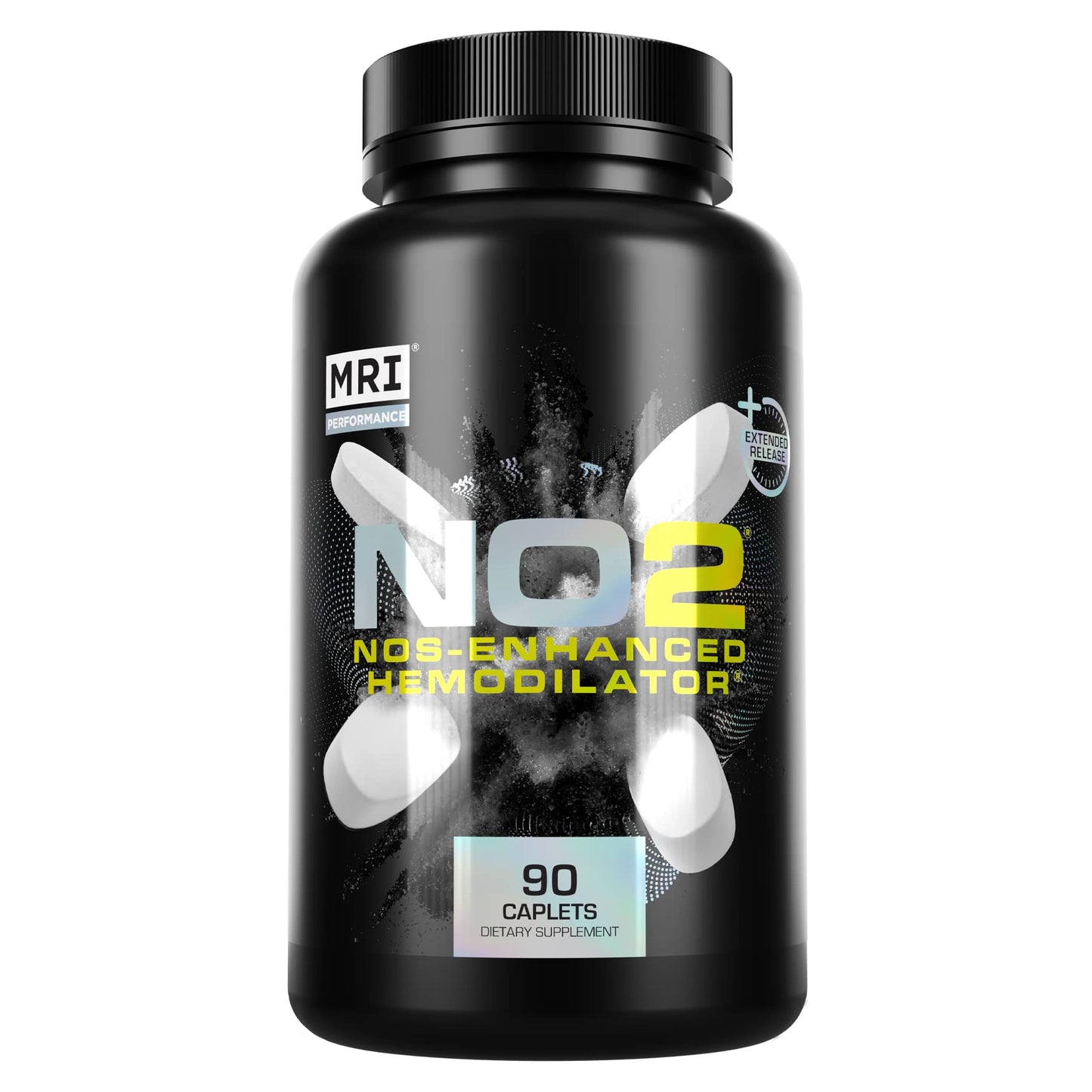 MRI Performance NO2 Nitric Oxide Booster, Original Formula with 3,000mg L-Arginine & AAKG, Nitric Oxide Production, Healthy Blood Pressure & Heart Health (90 Caplets) MRIBuy Supplements Australia