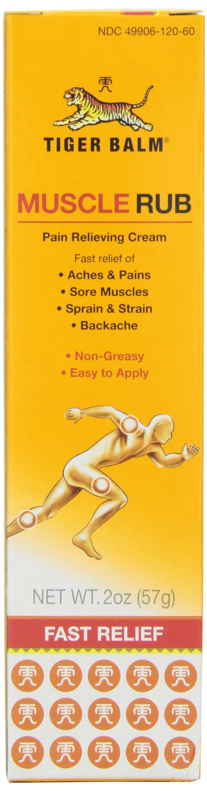 Tiger Muscle Rub Topical Analgesic Cream 2 Ounces (57 g) (Pack of 4) Tiger BalmBuy Supplements Australia