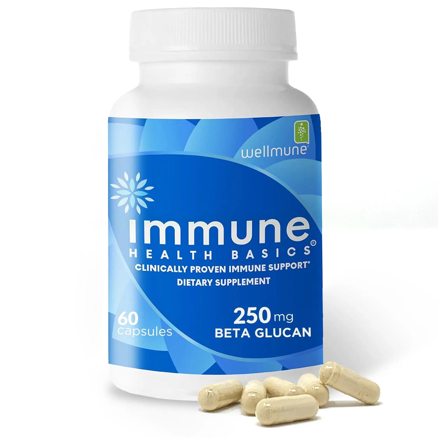 Immune Health Basics Ultra Strength Immunity - Clinically Proven Immune Support - Wellmune Highly Purified Beta Glucan - Gluten-Free, Non-allergenic Immune Health BasicsBuy Supplements Australia