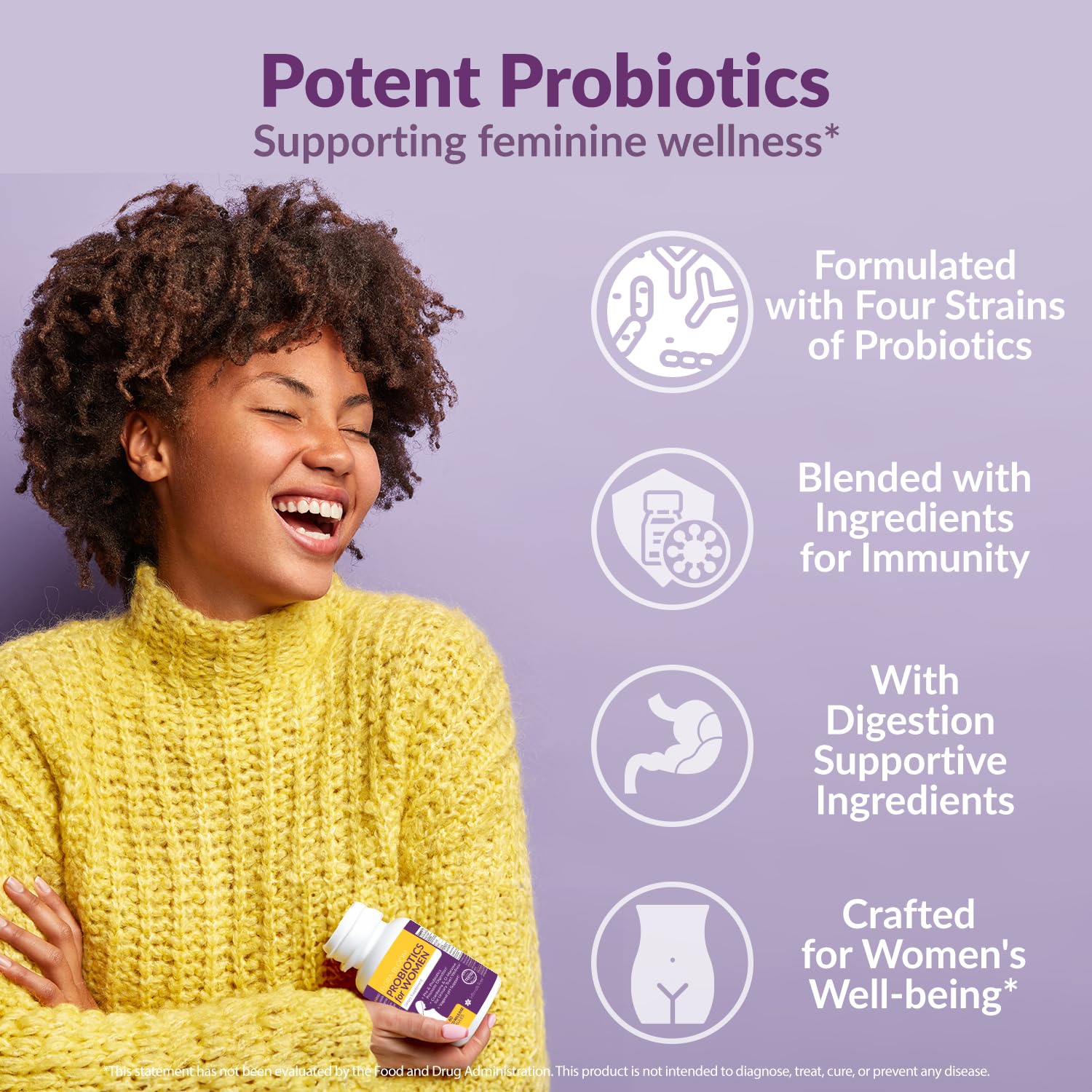 Probiotics for Women- 3 Pack(180 Capsules) - Ultimate Flora Bloom Probiotic Supplement for Women Intimate RoseBuy Supplements Australia
