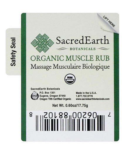 Sacred Earth Botanicals Organic Muscle Rub Single (2-Pack) Sacred Earth BotanicalsBuy Supplements Australia