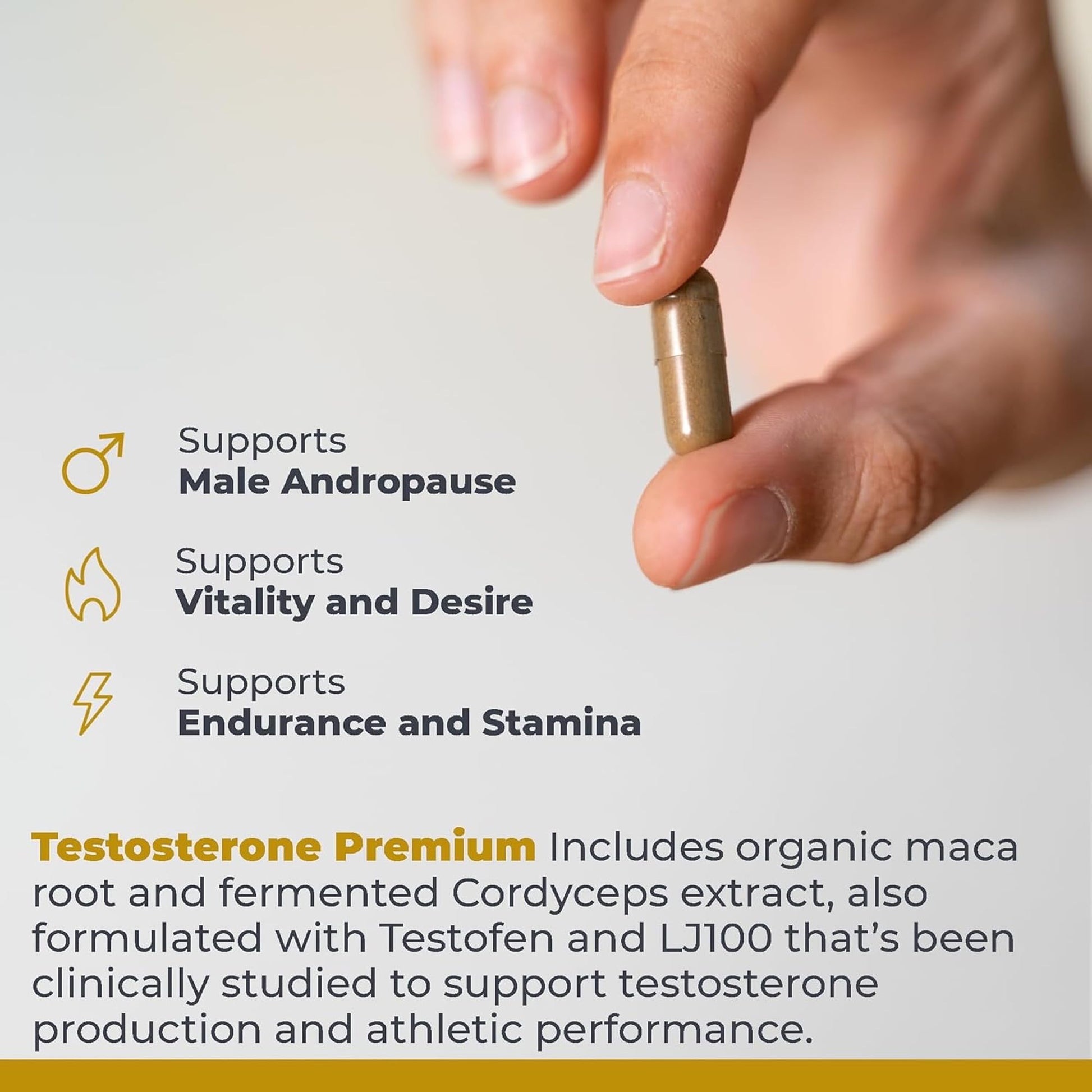 Premier Research Labs Testosterone Premium - Testosterone Supplement for Men, All Natural Testosterone Complex, Premier Labs Testosterone Support, Fenugreek, Cordyceps & Maca - 90 Vegetarian Capsules Premier Research LabsBuy Supplements Australia