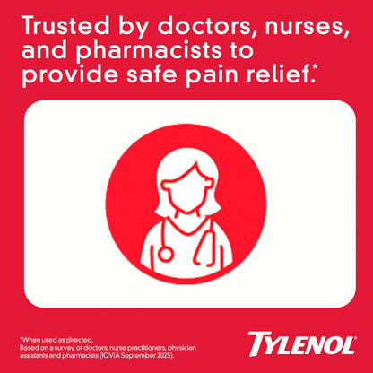 Tylenol Extra Strength Pain Relief Pills, Fast, Strong Pain Relief, Acetaminophen 500 mg Caplets, Pain Reliever & Fever Reducer Medicine for Headache, Backache, Toothache & Minor Arthritis, 100 Count TylenolBuy Supplements Australia