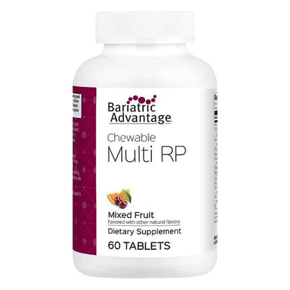 Bariatric Advantage Chewable Multi RP Multivitamin - for Bariatric Surgery Patients - with Iron, Copper, Vitamin C, A, Zinc & More Bariatric Advantage