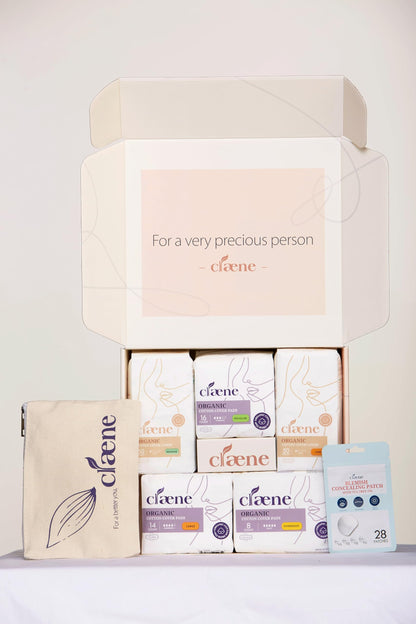 Claene Organic Cotton Panty Liners, Unscented, Thin, Cruelty-Free, Daily, Breathable Organic Panty CLAENEBuy Supplements Australia