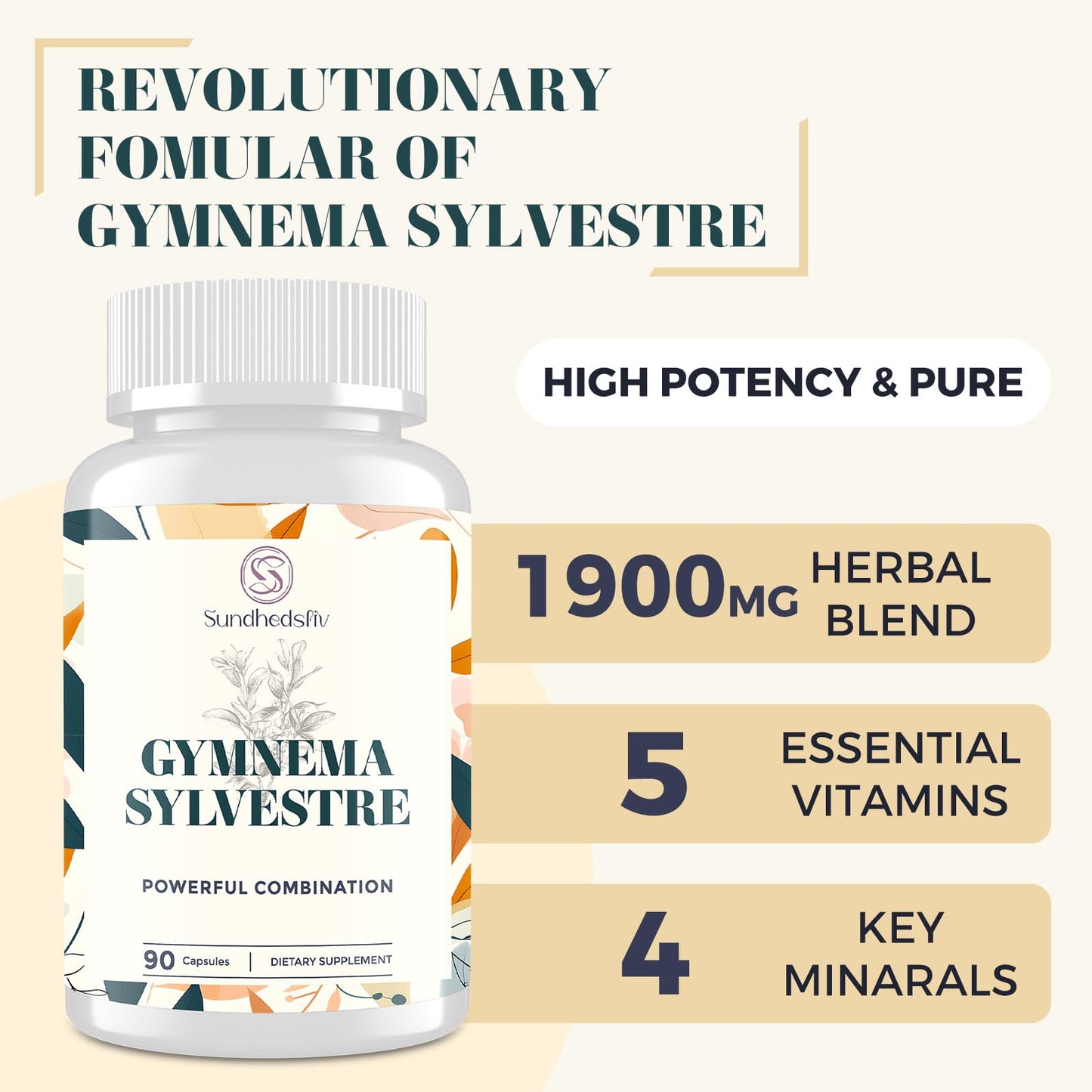 Sundhedsliv 16 in 1 Blxxd Sugr Effective Gymnema Sylvestre Supplement 2100MG | with Berberine, Cinnamon, Bitter Melon | Vitamins, Magnesium & Chromium | 2Pack SundhedslivBuy Supplements Australia