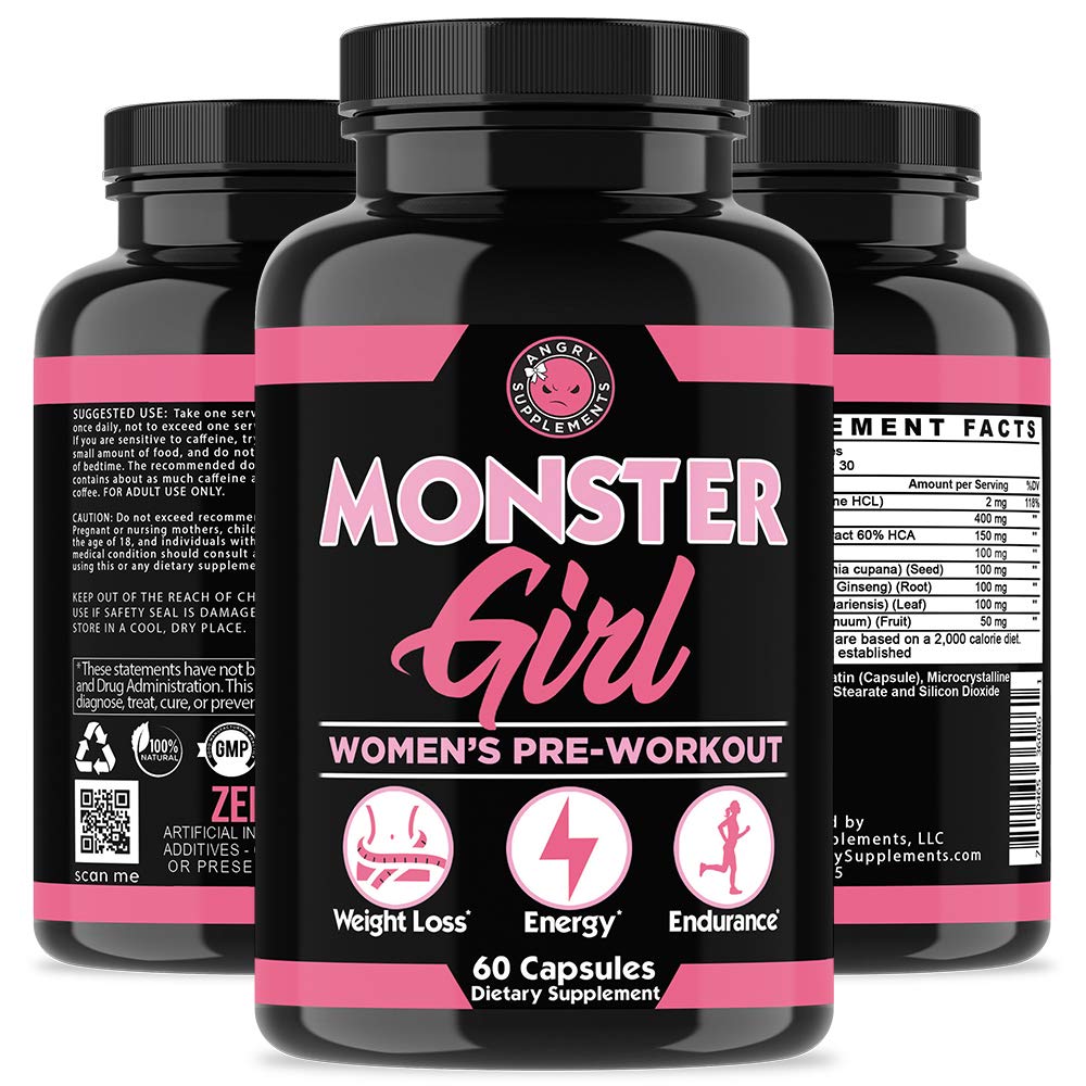 Angry Supplements Monster Girl, Women’s Pre-Workout + Recovery, Apple Cider Vinegar Angry SupplementsBuy Supplements Australia