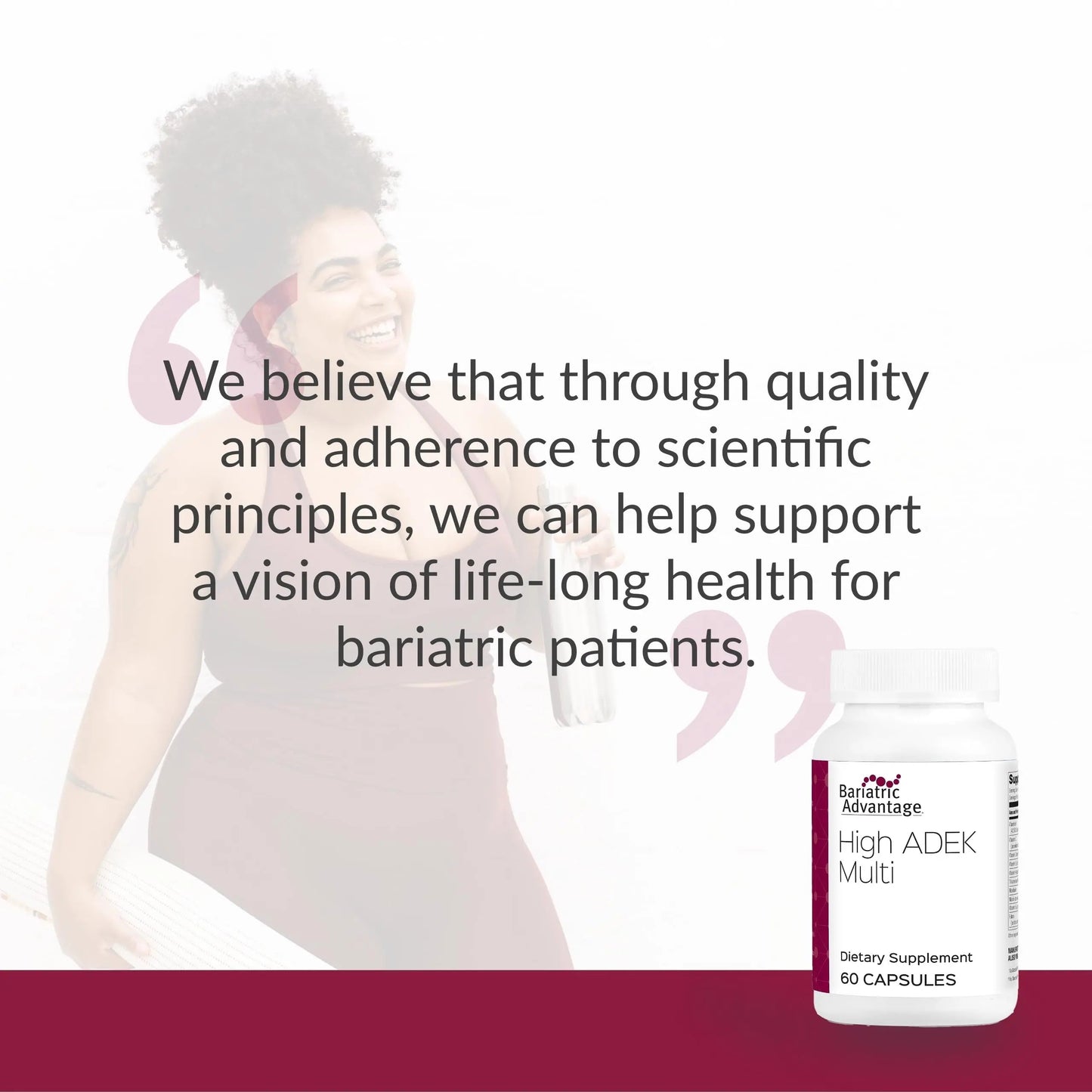 Bariatric Advantage High ADEK Multi - for Bariatric Surgery Patients - Multivitamin with Vitamins A, D, E, K & Trace Minerals Bariatric Advantage