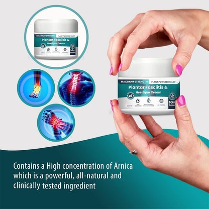 M PAIN MANAGEMENT TECHNOLOGIES Plantar Fasciitis And Heel Spur Cream By PMT - Cream For Foot Relief. High Concentration of Arnica; Vitamin B6, MSM, Glucosamine - To Soothe and Relieve - 2.82 OZ M PAIN MANAGEMENT TECHNOLOGIESBuy Supplements Australia