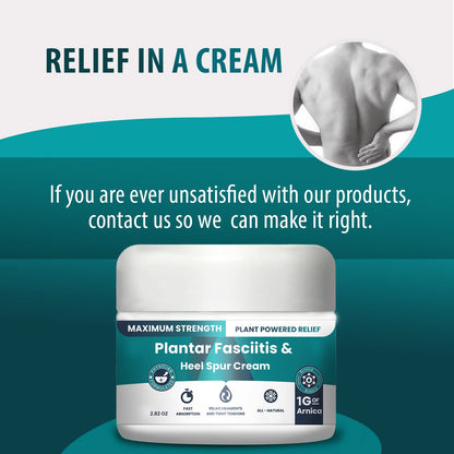 M PAIN MANAGEMENT TECHNOLOGIES Plantar Fasciitis And Heel Spur Cream By PMT - Cream For Foot Relief. High Concentration of Arnica; Vitamin B6, MSM, Glucosamine - To Soothe and Relieve - 2.82 OZ M PAIN MANAGEMENT TECHNOLOGIESBuy Supplements Australia