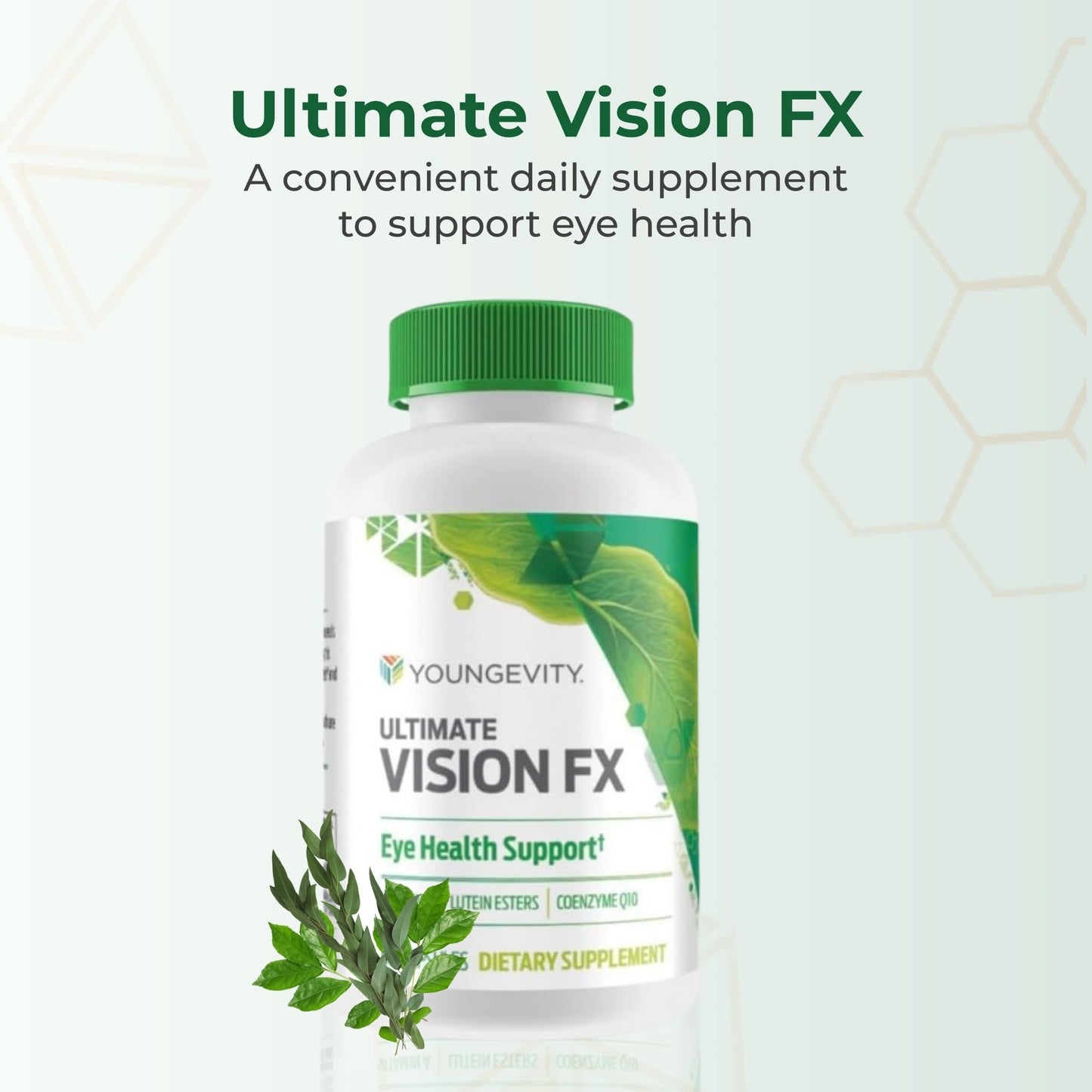 Youngevity Ultimate Vision FX™ - Eye Vitamin & Mineral Supplement Blend - Lutein, CoQ10, Vitamins A, C, E, Zinc, Chromium, Selenium for Eye Health (60 Capsules) YoungevityBuy Supplements Australia