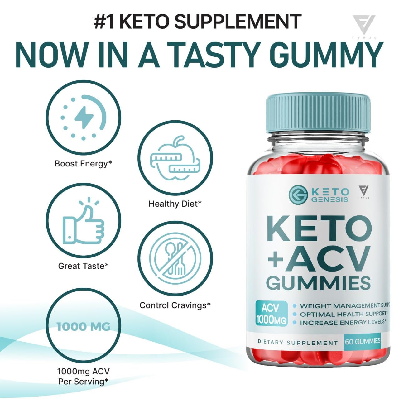Keto Genesis Keto ACV Gummies Advanced Weight Loss, Ketogenesis Keto + ACV 1000MG FyvusBuy Supplements Australia