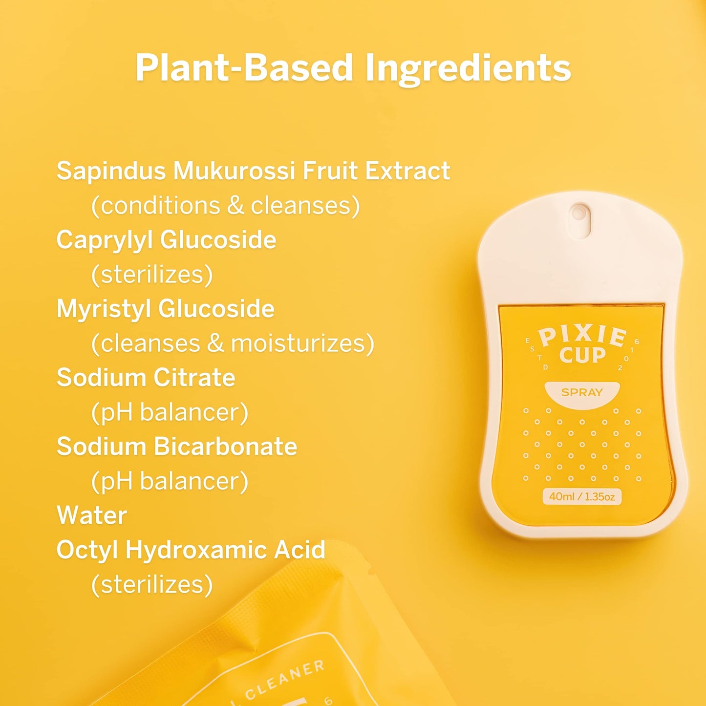 Pixie Sterilizer Spray for Menstrual Cups - Complete Sterilization in Just A Quick Spray - 100% Hypoallergenic Pixie CupBuy Supplements Australia