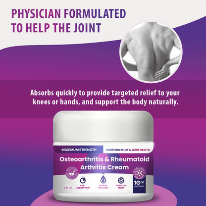 Osteoarthritis And Rhematoid Arthritis Cream By PMT – Soothing Relief For Your Knees and Hands. Includes 1 Gram Of Glucosamine; Arnica, Arginine, Glucosamine, Aloe - Cooling relief for Hands and Knees M PAIN MANAGEMENT TECHNOLOGIESBuy Supplements Australia