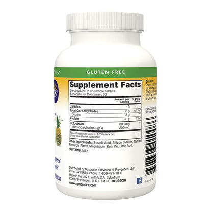 Symbiotics Immunity Support Colostrum Plus Chewables (Pineapple) SymbioticsBuy Supplements Australia