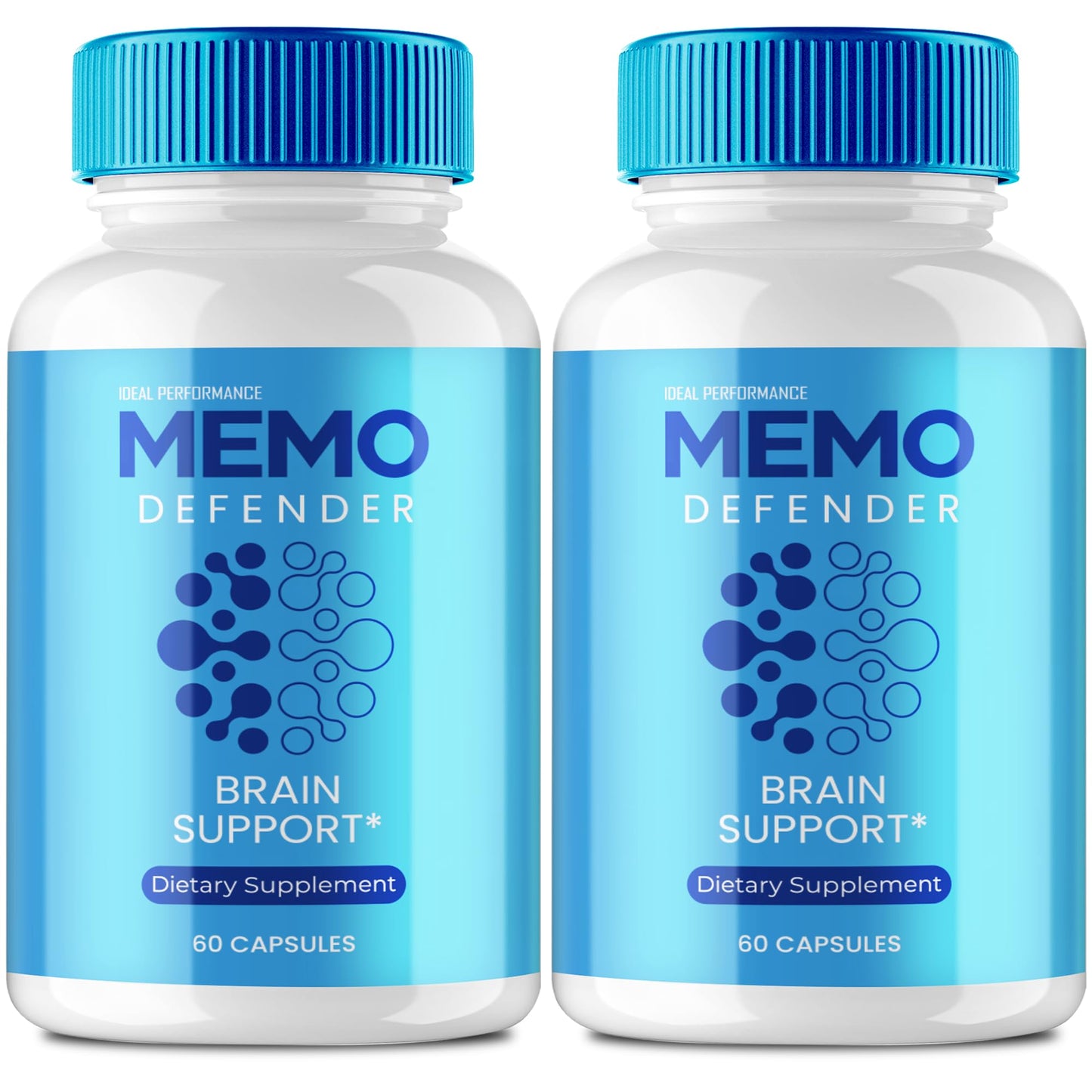 Memo Defender Brain and Memory Support Capsules, Memo Defender for Memory Supplement Pills, Advanced Formula Nootropic Pills for Brain Health Support, MemoDefender Health Blend Reviews (2 Pack) IDEAL PERFORMANCEBuy Supplements Australia