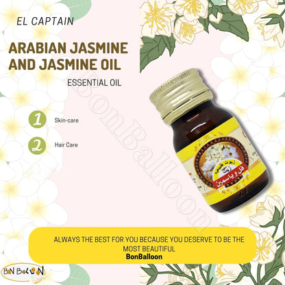 1 Pack Pure & Natural Jasmine Oil Cold Pressed El Captain Elcaptain Natural Concentrated Crude bonballoonBuy Supplements Australia