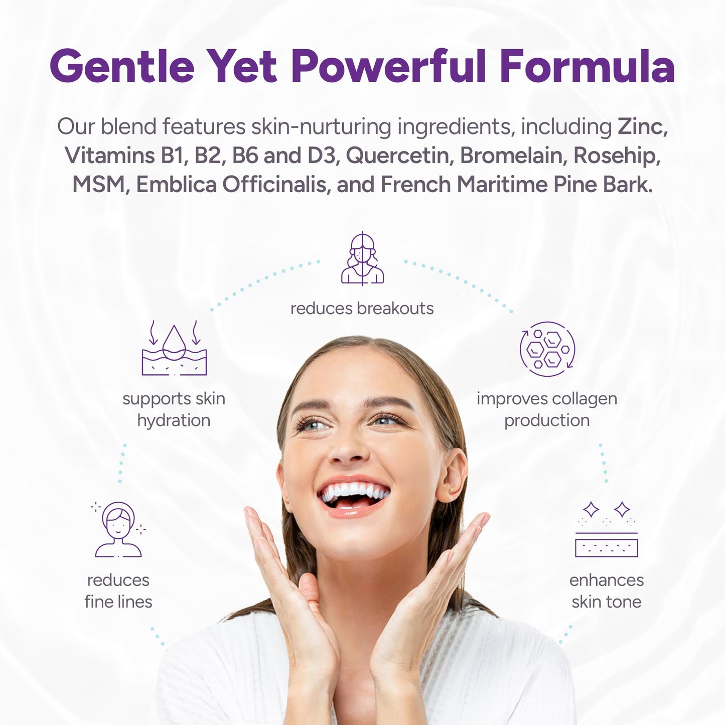 Clear AF Clear Skin Supplement | Skin Barrier Hydration & Clear Complexion Support with Vegan Ceramides, Zinc, Vitamin D3, B6, Riboflavin & Thiamine | Vegan Capsules | 30-Day Supply Clear AFBuy Supplements Australia