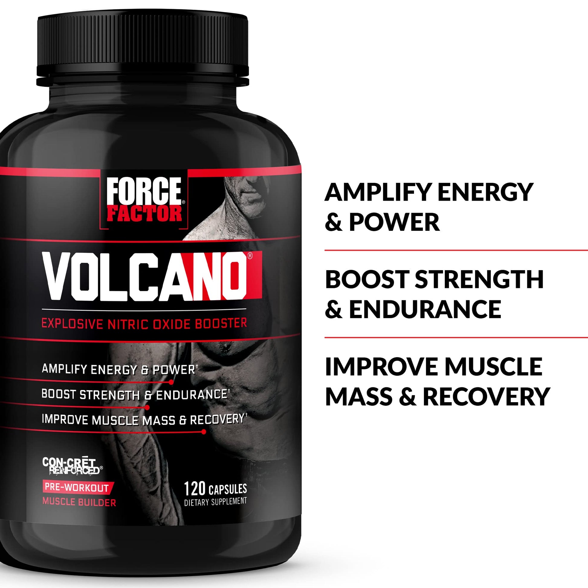 Force Factor Volcano Pre Workout Nitric Oxide Booster Supplement for Men with Creatine Force FactorBuy Supplements Australia