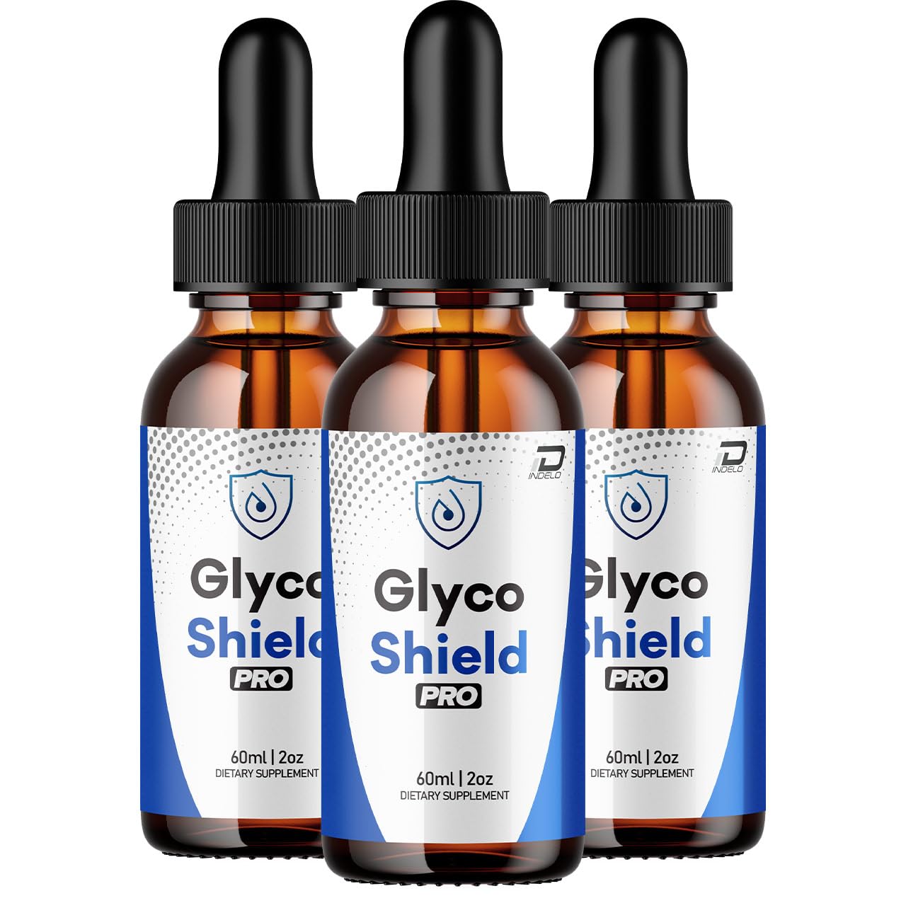 Indelo Glyco Shield Pro Healthy Formula – GlycoShield Pro All Natural Healthy Levels - Extra Strength Liquid, GlycoShieldPro Reviews (3 Pack – 3 Month Supply) IndeloBuy Supplements Australia