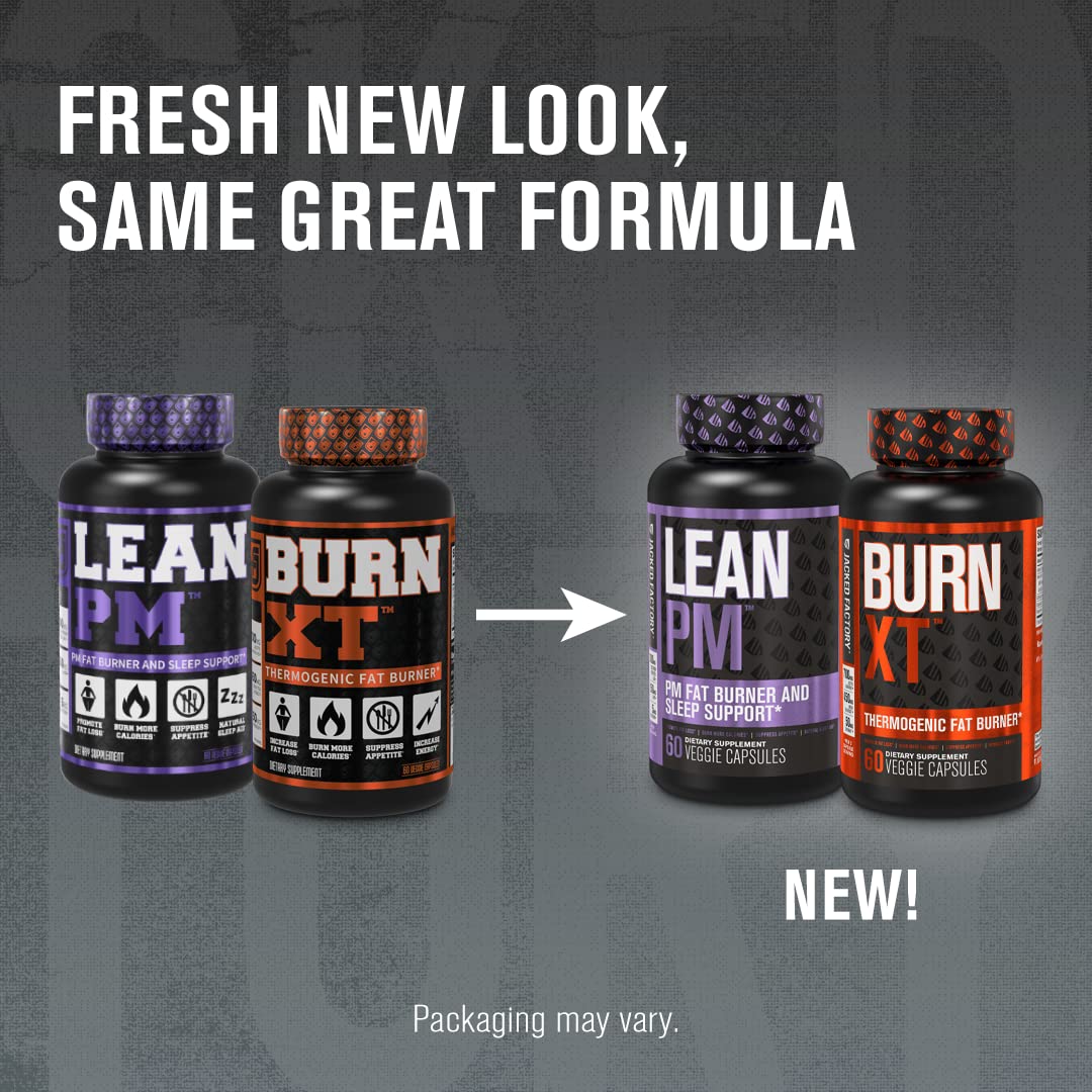Jacked Factory Burn XT Thermogenic Fat Burner & Lean PM Nighttime Jacked FactoryBuy Supplements Australia